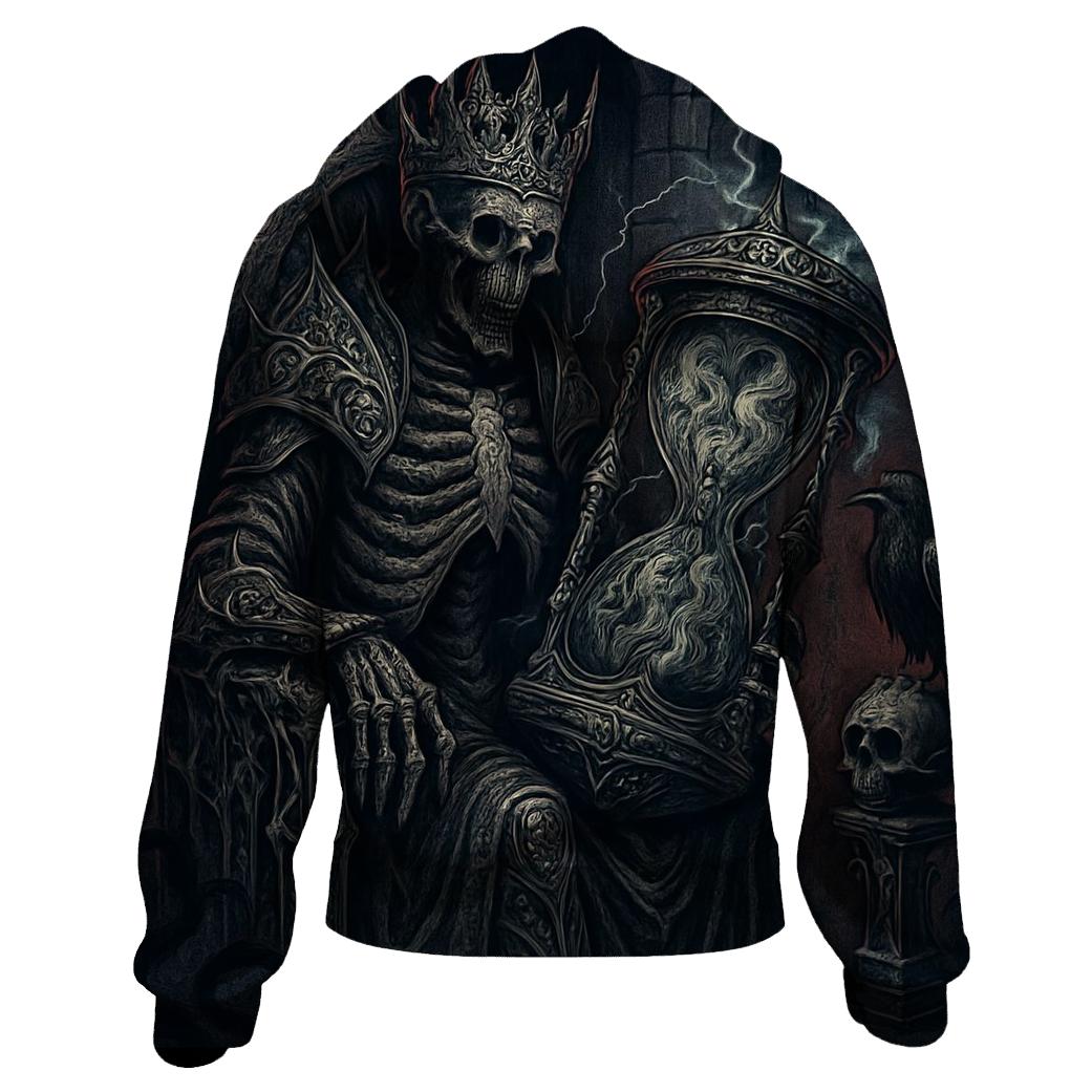 The Iron Hourglass Sovereign printed hoodies