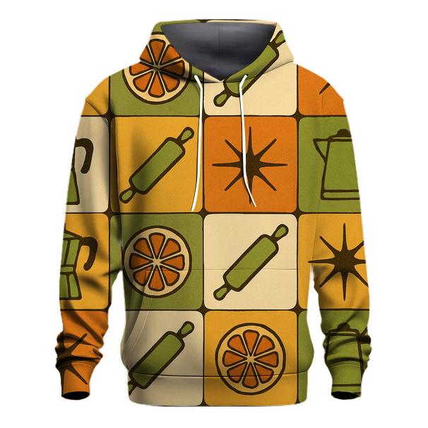 Groovy Kitchen Tile Patchwork premium hoodies