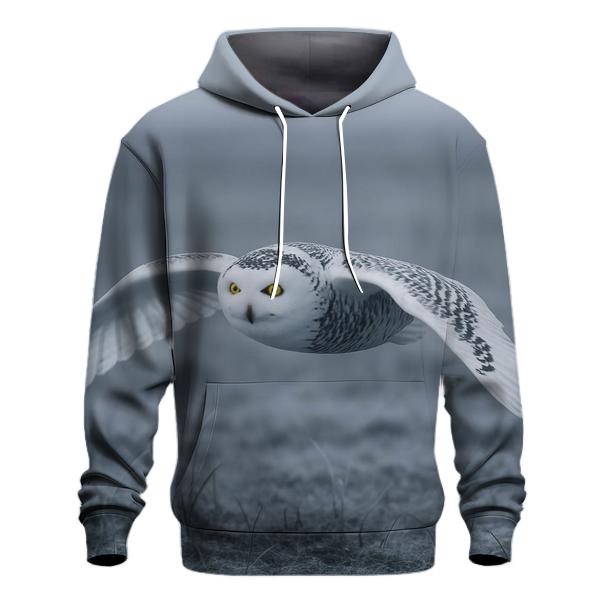 Frostline Forager Snowy Owl hoodie trends