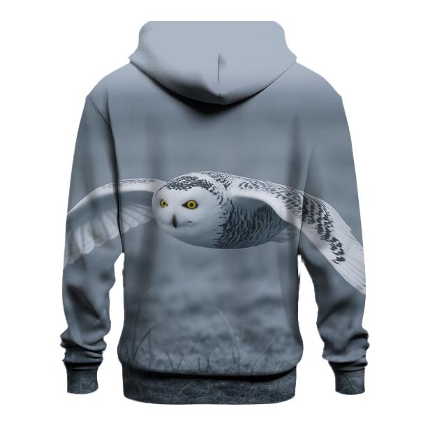 Frostline Forager Snowy Owl hoodie trends