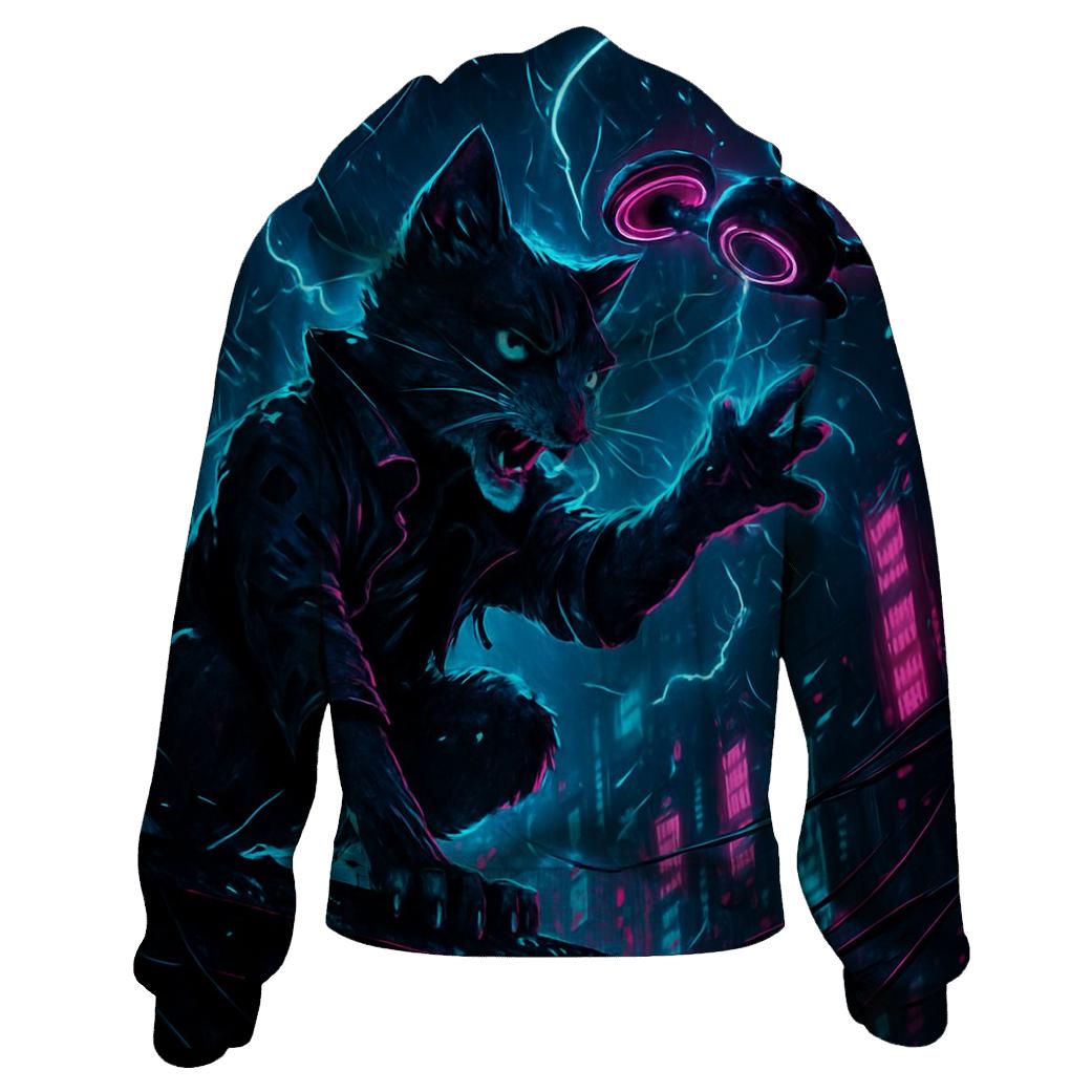 Neon Storm Alley Cat Drifter hoodie styles