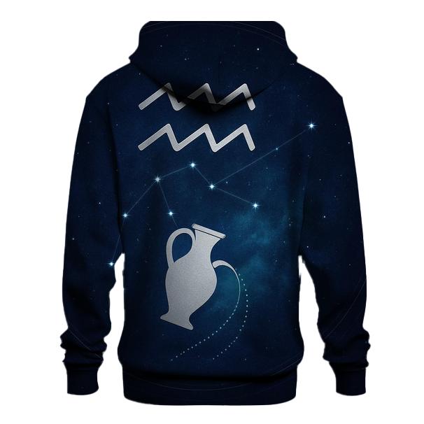 Aquarius Orbital Water Bearer Star Chart hoodie designs