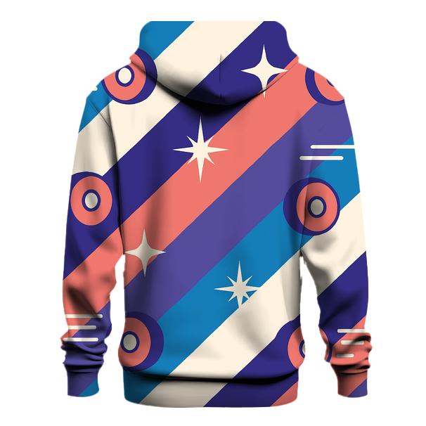 Roller Rink Strobe Stripe Parade pullover hoodies