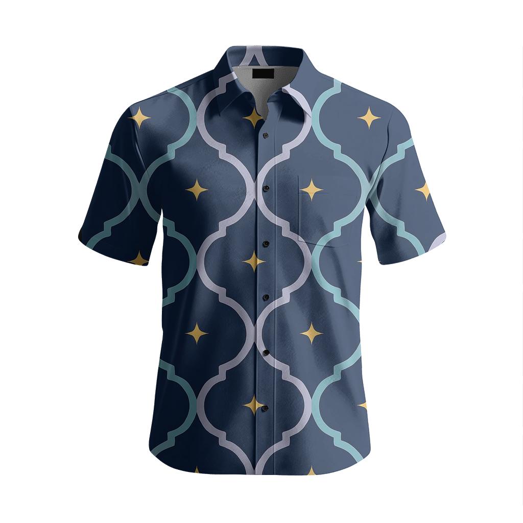 Aurora Ogee Star Lattice personalized embroidery shirts