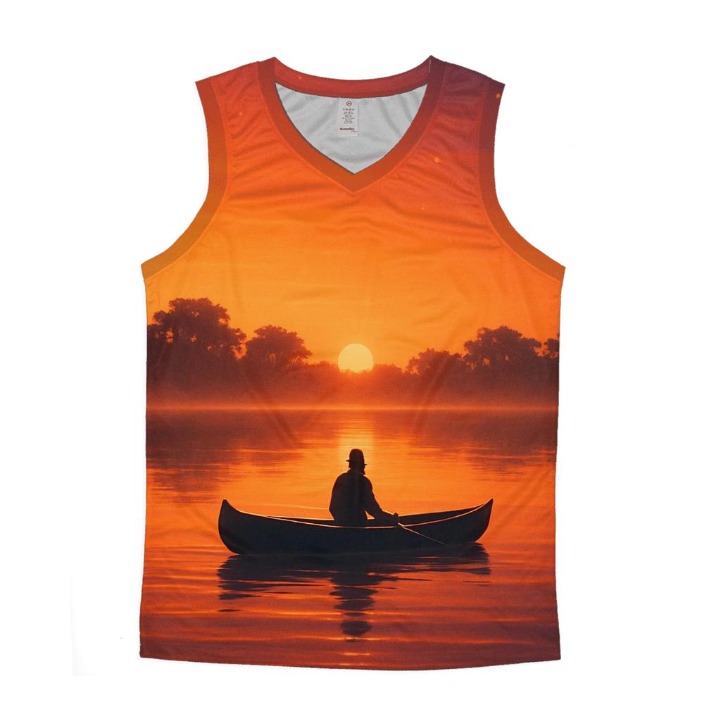 Emberglass Lagoon Sundown stylish racerback tanks