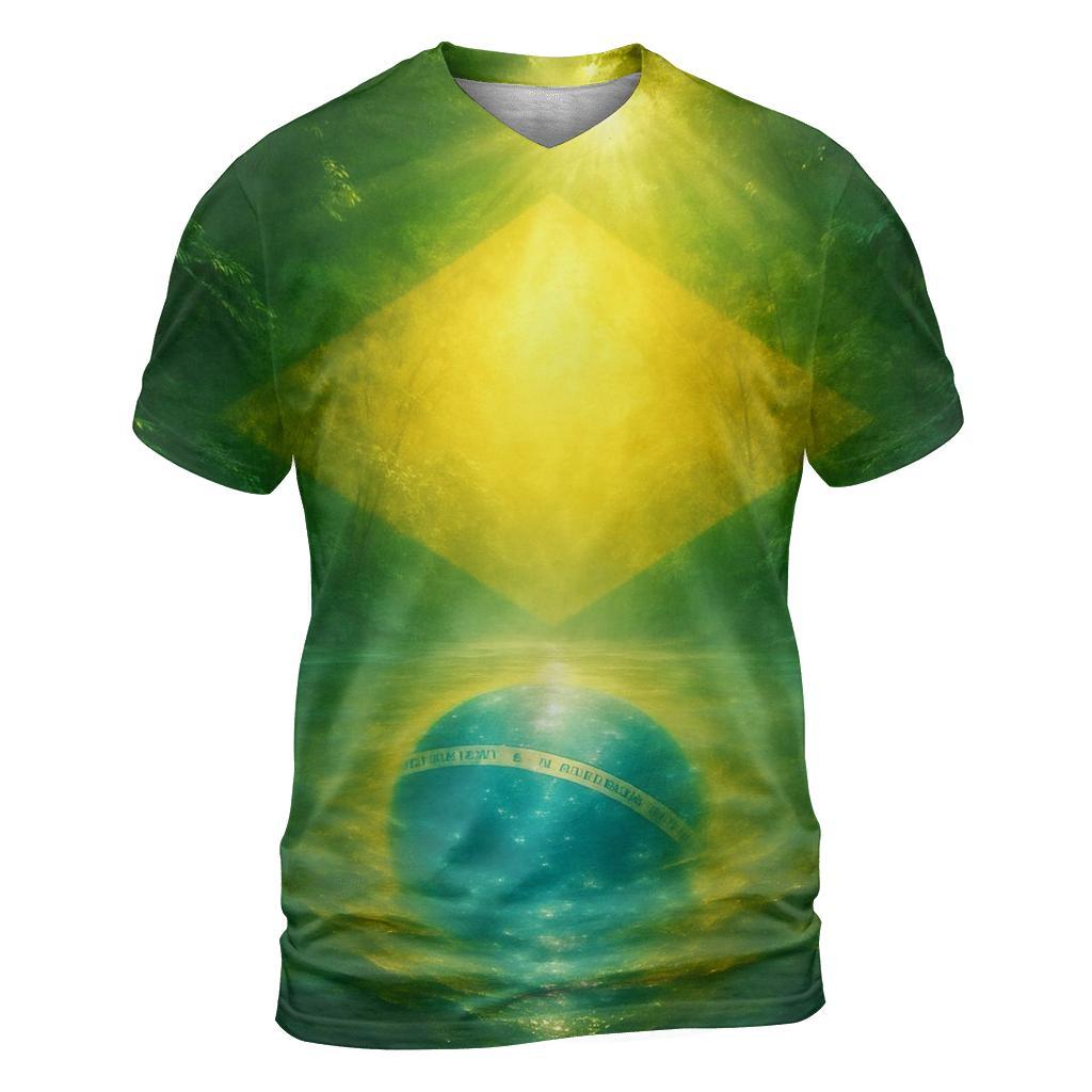 Amazon Pulse Flag Brazil personalized full print shirts