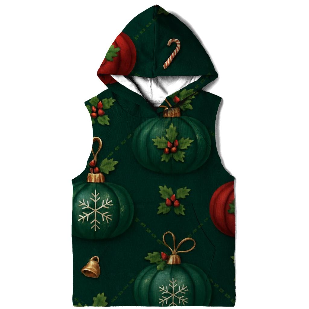Crimson Ornament Pumpkins Lattice On Midnight Green Background pullover hoodies