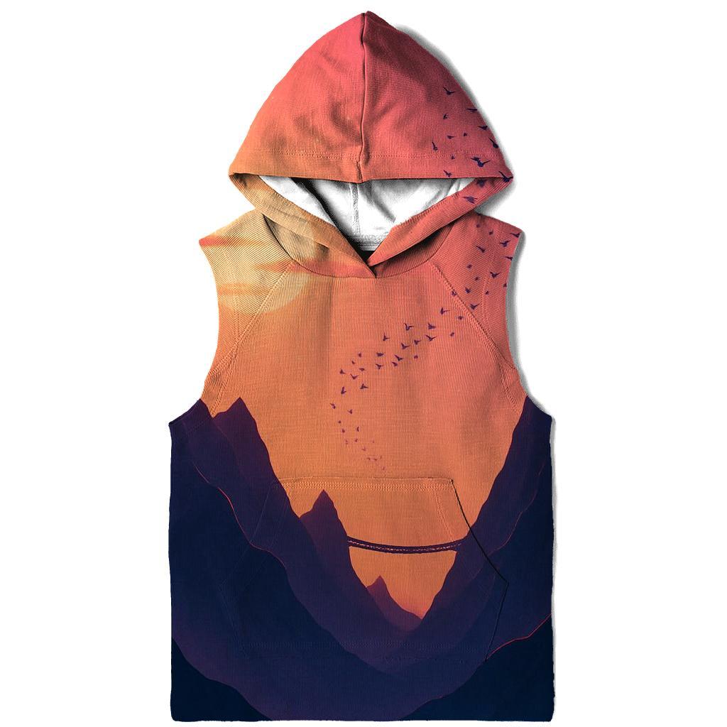 Violet Afterglow Over Skybridge Peaks hoodie trends