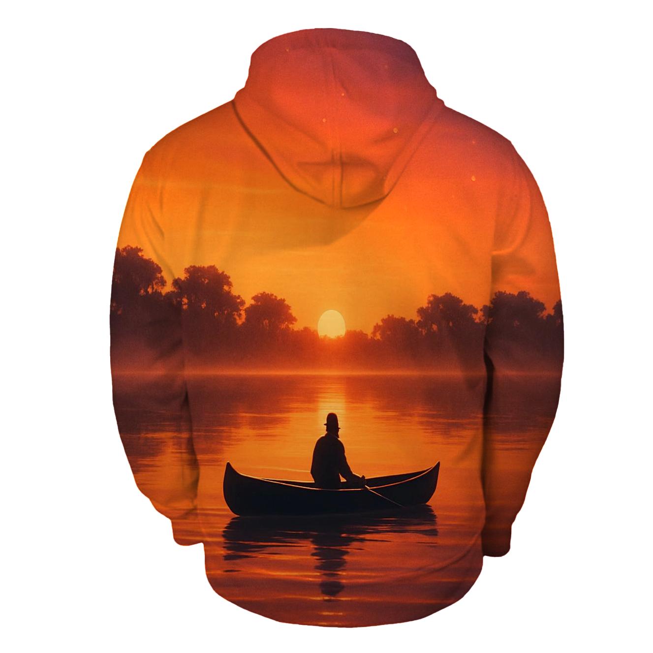 Emberglass Lagoon Sundown designer hoodies
