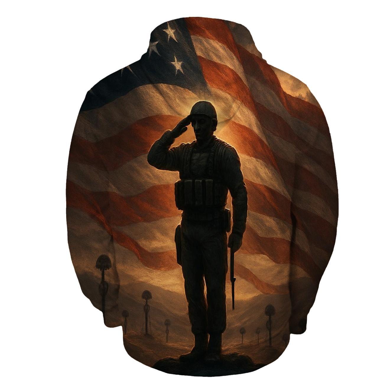 Dawn Watch Over The Silent Stripe Valley hoodies fashion