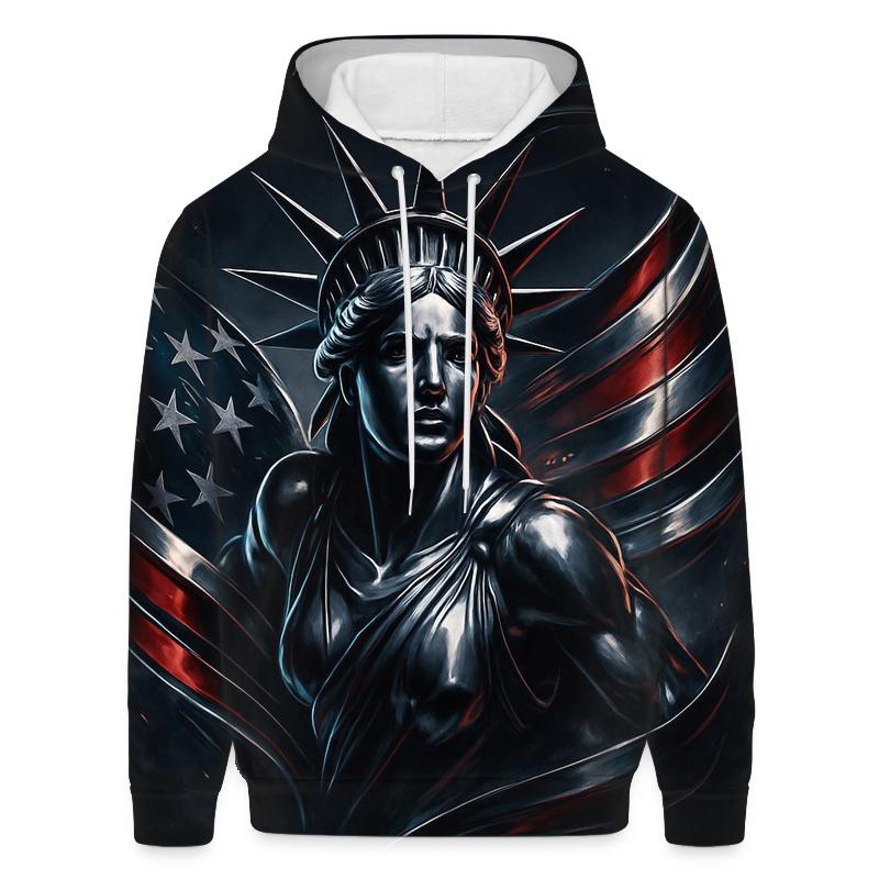 Chrome Liberty Storm Flag lightweight hoodies