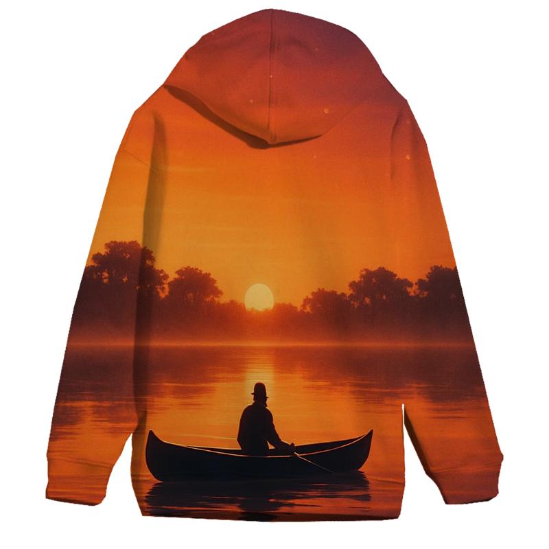 Emberglass Lagoon Sundown graphic hoodies