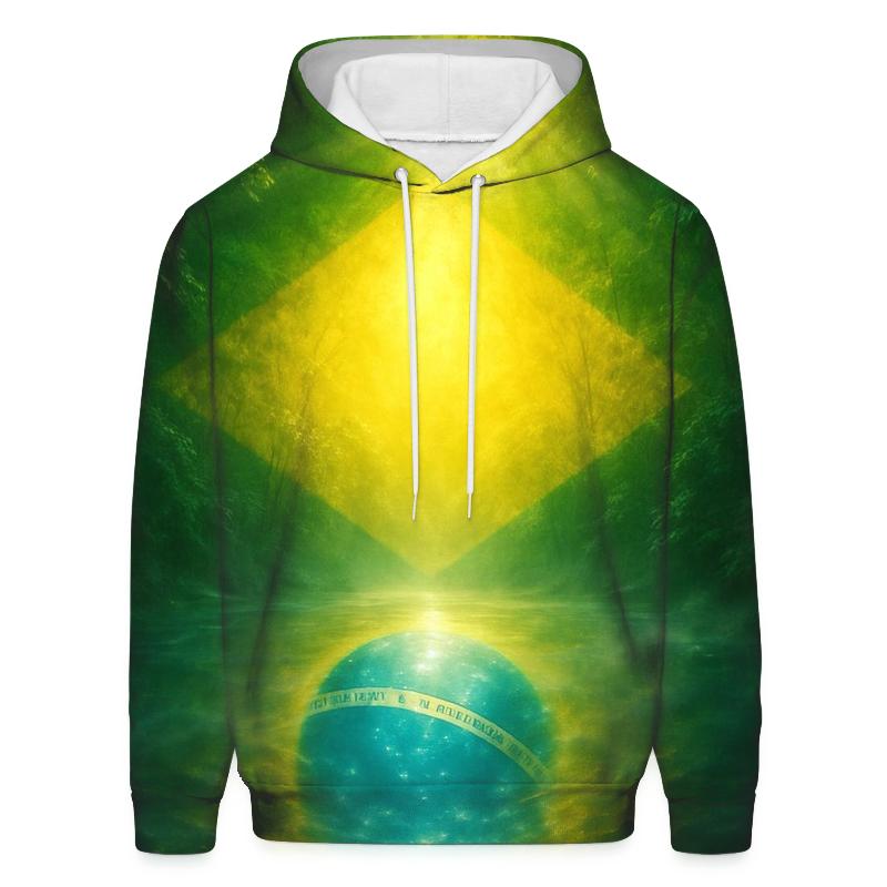 Amazon Pulse Flag Brazil lightweight hoodies