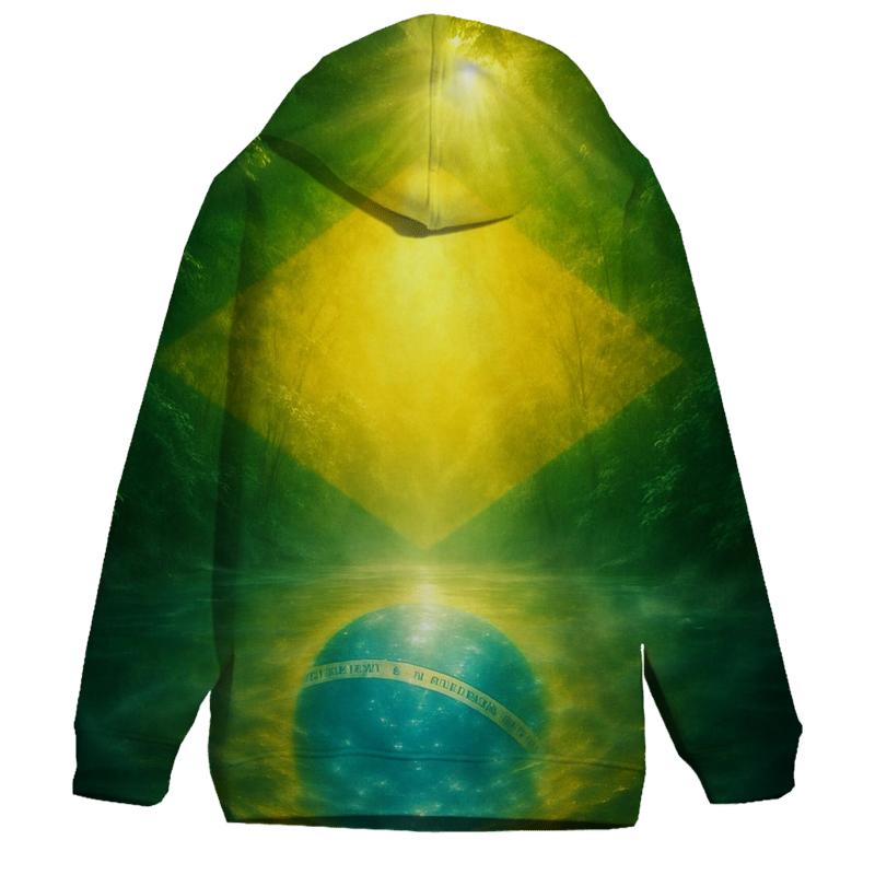 Amazon Pulse Flag Brazil lightweight hoodies