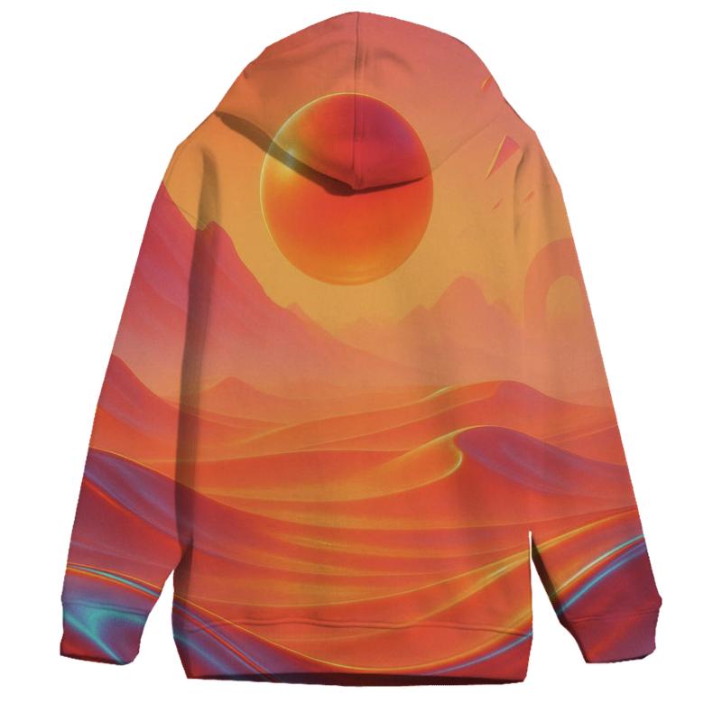 Sunset Chromatic Dune Mirage custom hoodies