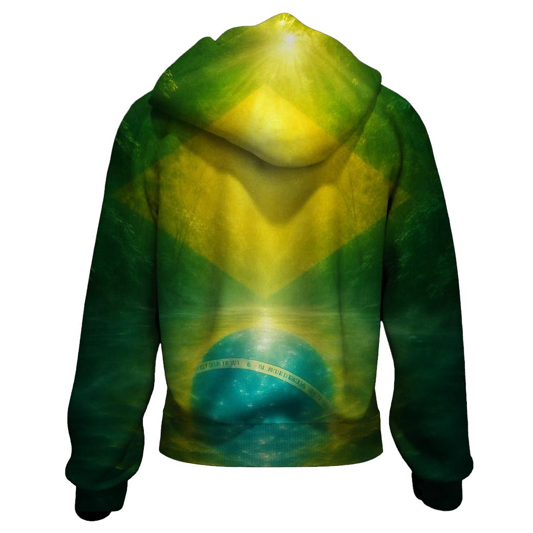 Amazon Pulse Flag Brazil premium hoodies