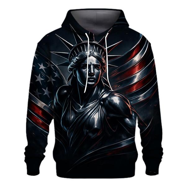 Chrome Liberty Storm Flag pullover hoodies