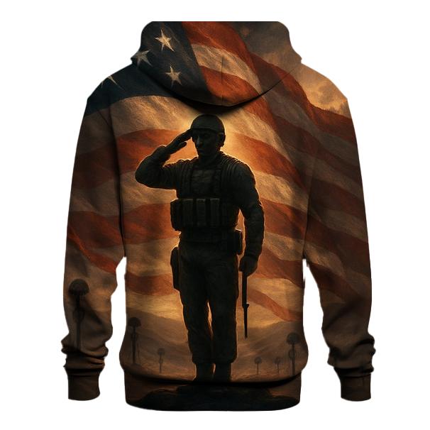 Dawn Watch Over The Silent Stripe Valley printed hoodies