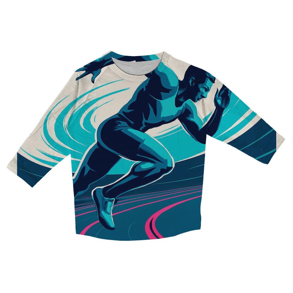 Meteor Trail Sprint personalized 3/4 sleeve tees