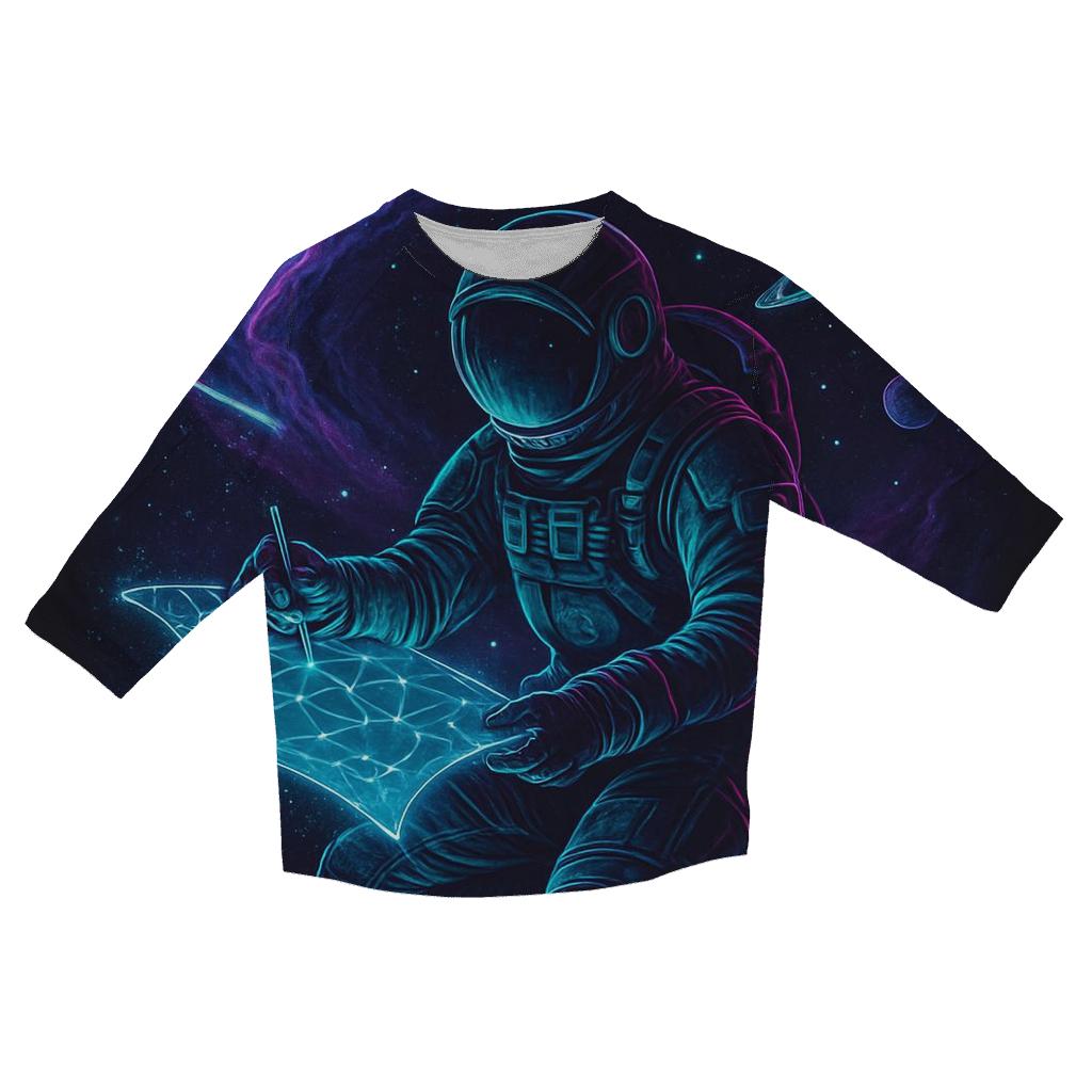 The Comet Cartographer designer 3/4 sleeve blouses