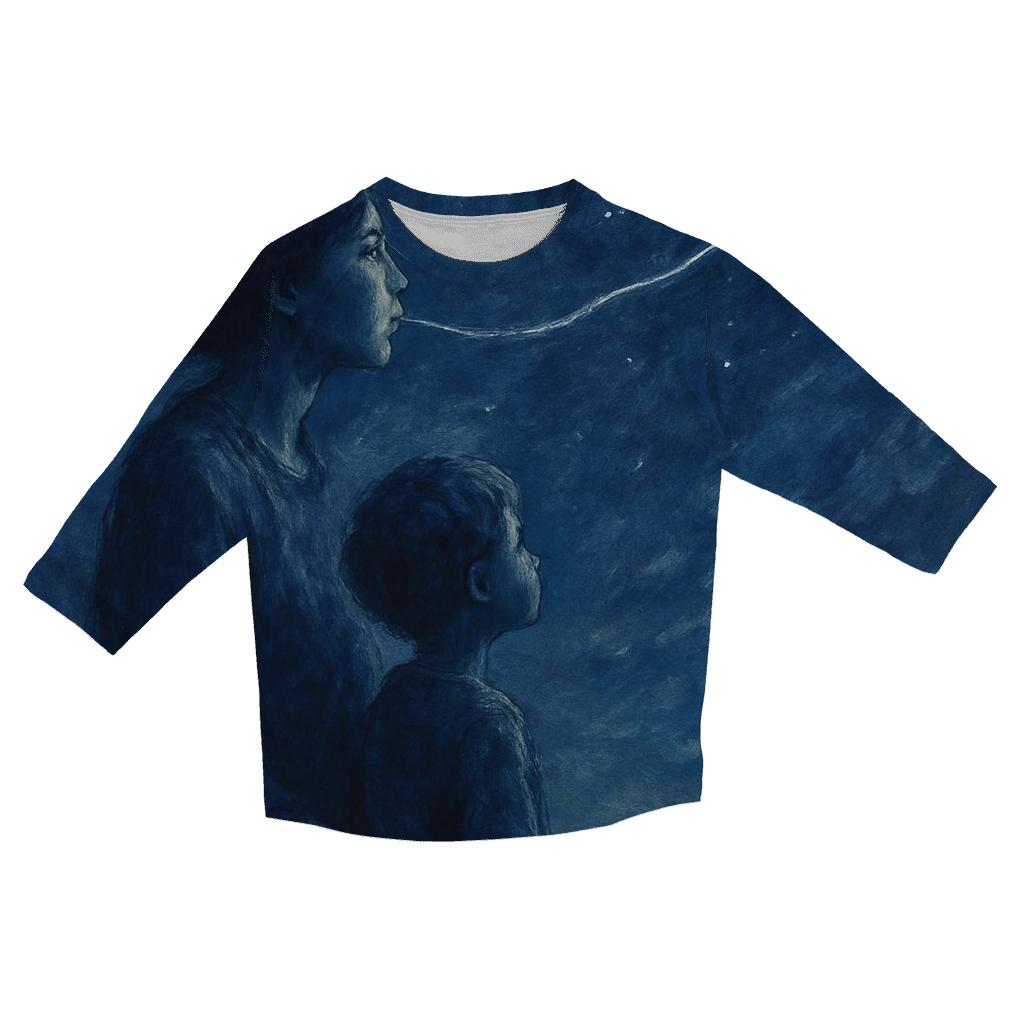 The Quiet North Star In Her Voice trendy 3/4 sleeve tops