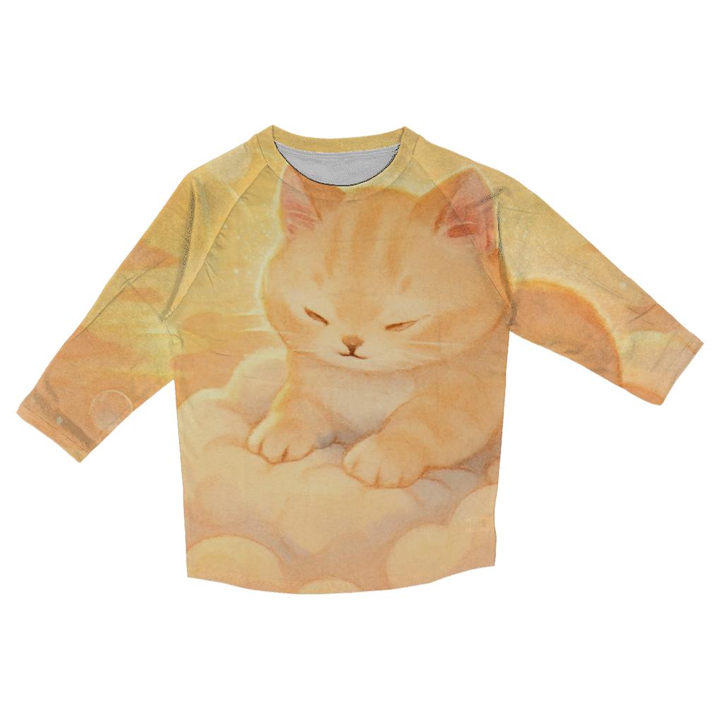 Sunrise Cloud Blanket Cat Nest custom 3/4 sleeve shirts