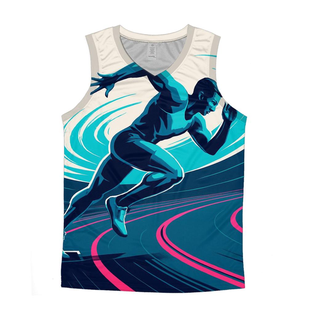 Meteor Trail Sprint cotton sleeveless tops