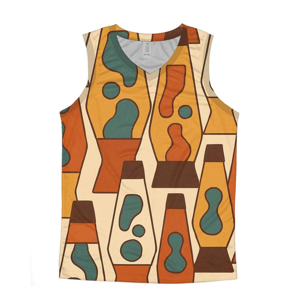 Groovy Lava Lamp Silhouettes stylish racerback tanks