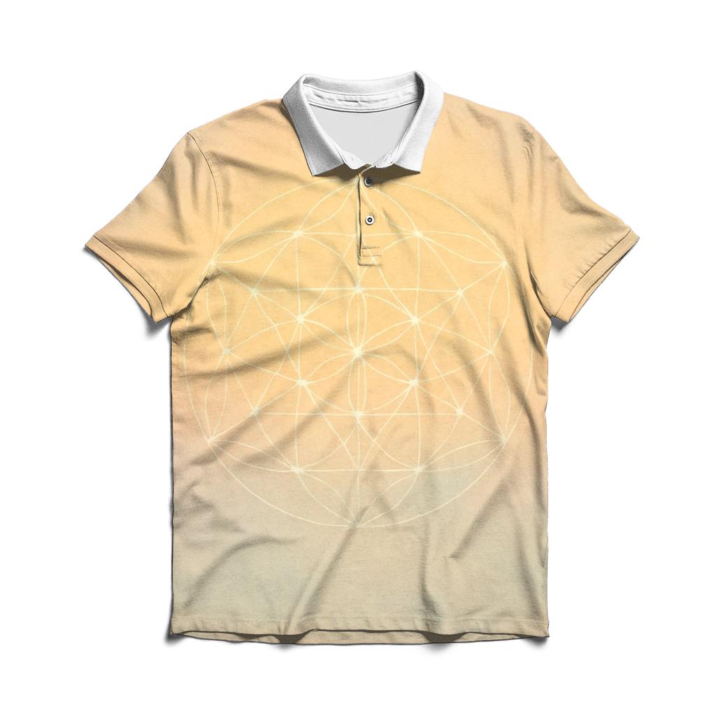 Breath Of Dawn Geometry personalized polo shirts