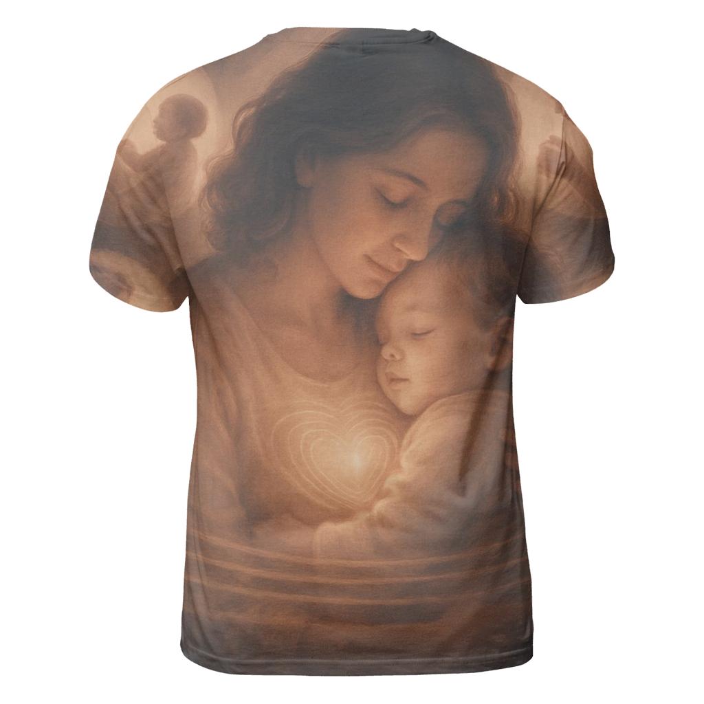 The Heartbeat Memory A Mother Keeps Alive vibrant all-over design tees