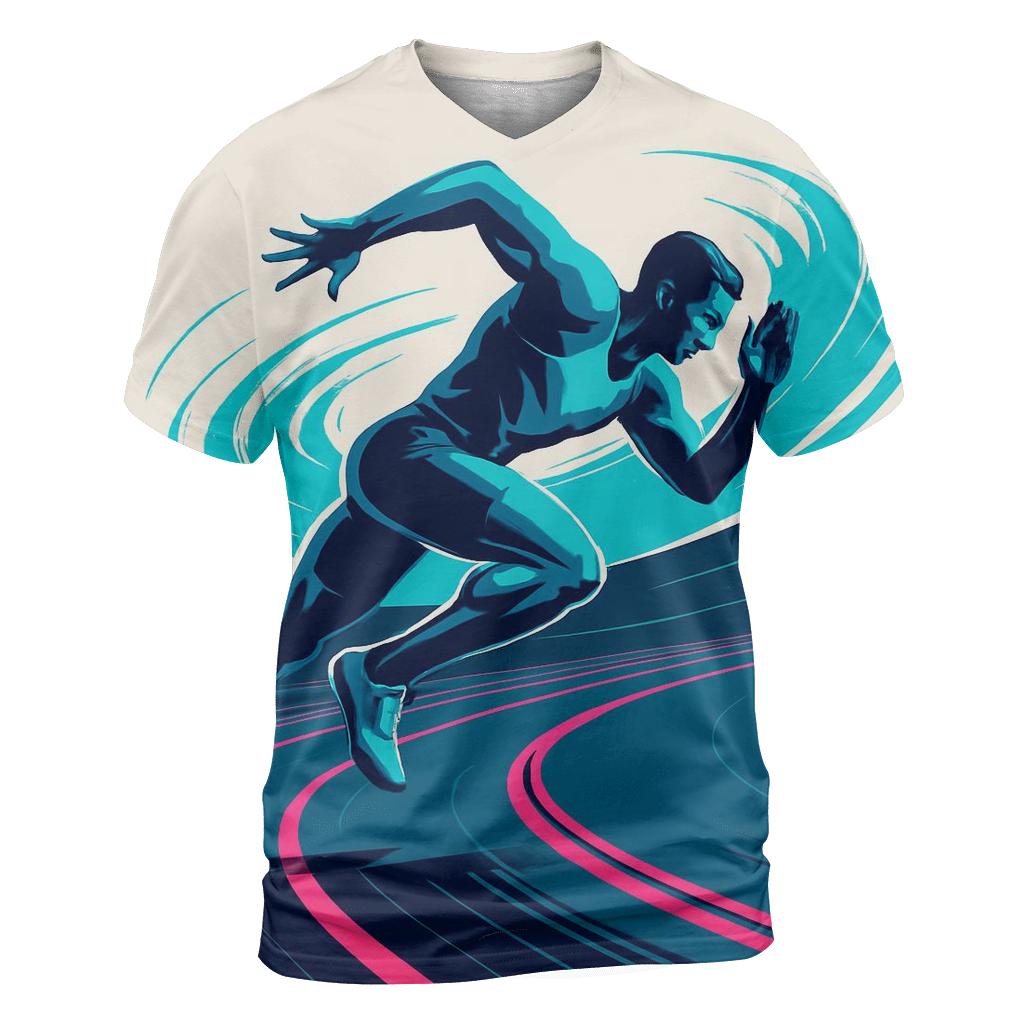 Meteor Trail Sprint unique graphic print tees