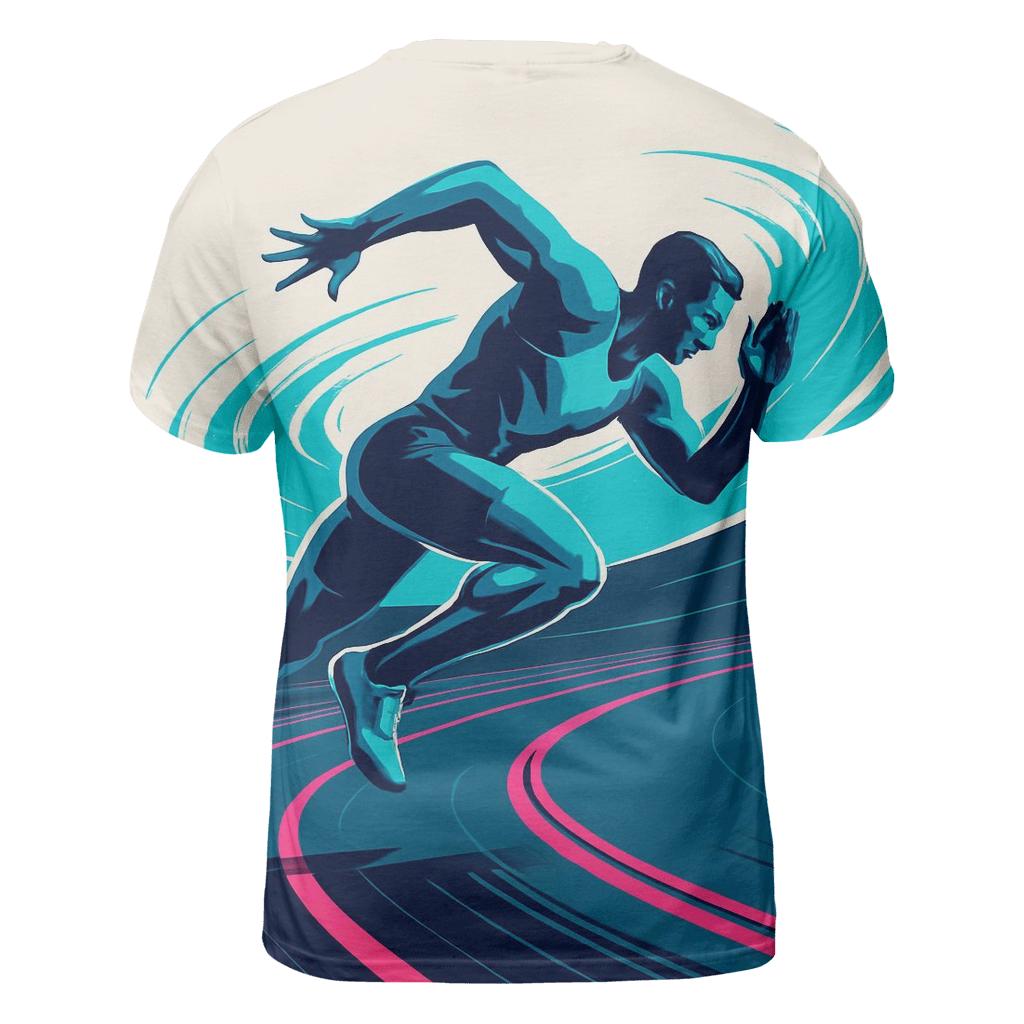 Meteor Trail Sprint unique graphic print tees