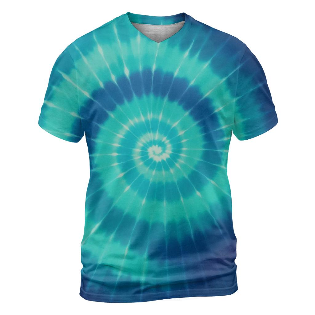 Aurora Spiral Overdye Vortex custom all-over print shirts
