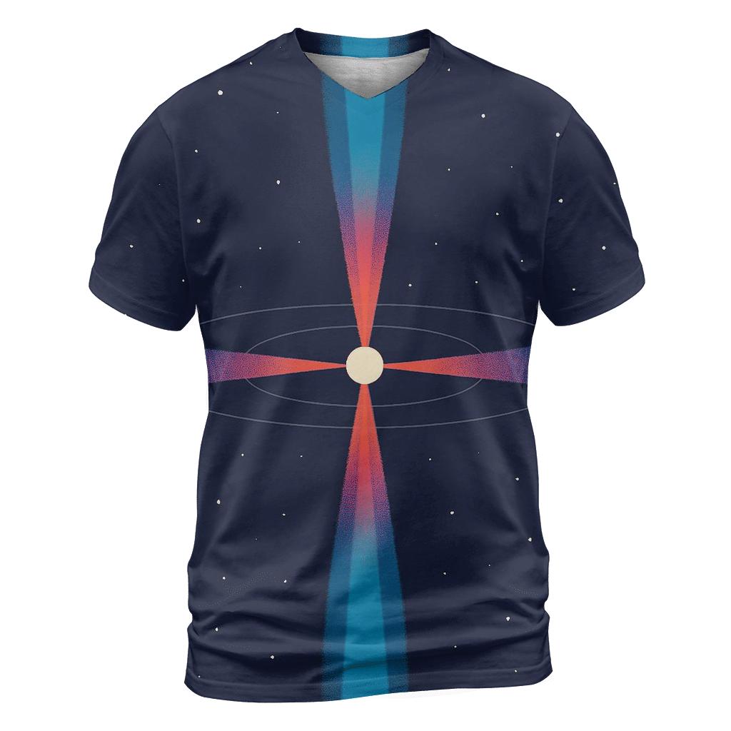 Pulsar Jet Outflow Bands statement graphic shirts