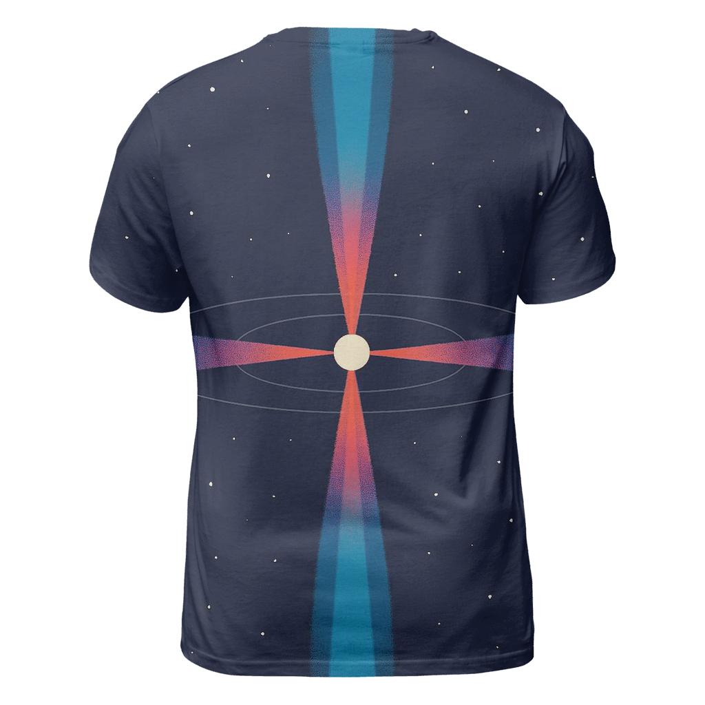 Pulsar Jet Outflow Bands statement graphic shirts