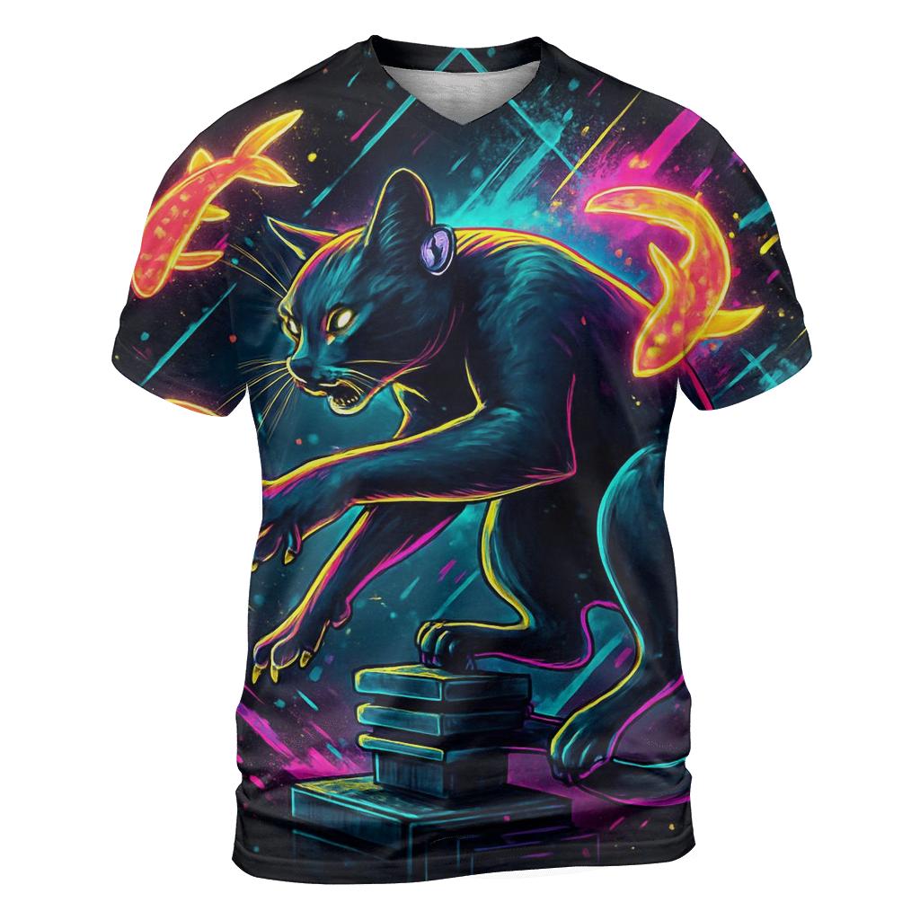 The Prism Tangle Alley Cat custom all-over print shirts