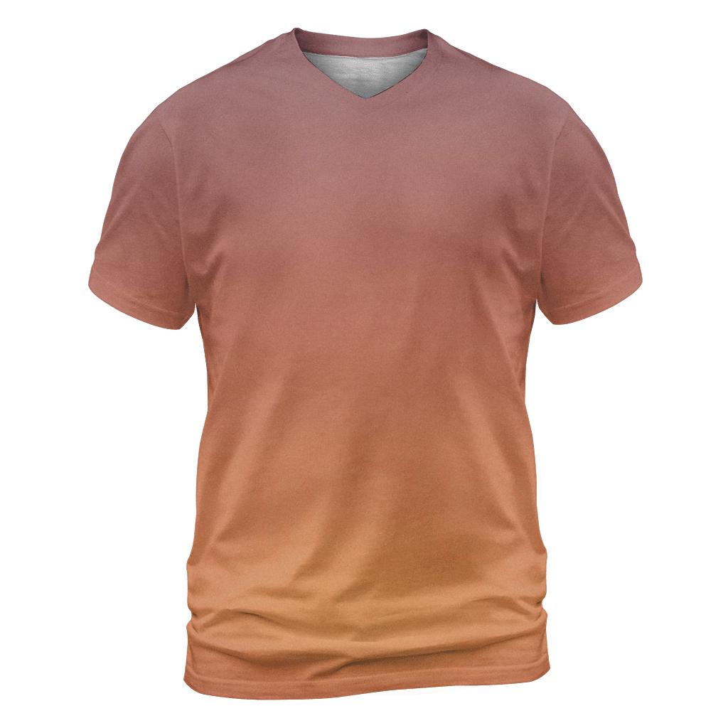 Solar Clay Dusk Blend artistic all-over print tops