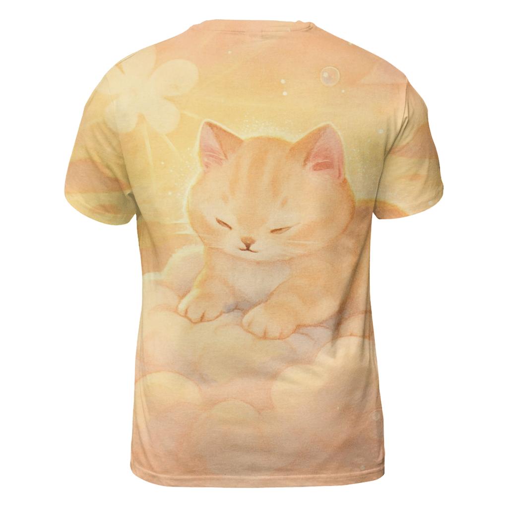 Sunrise Cloud Blanket Cat Nest vibrant all-over design tees