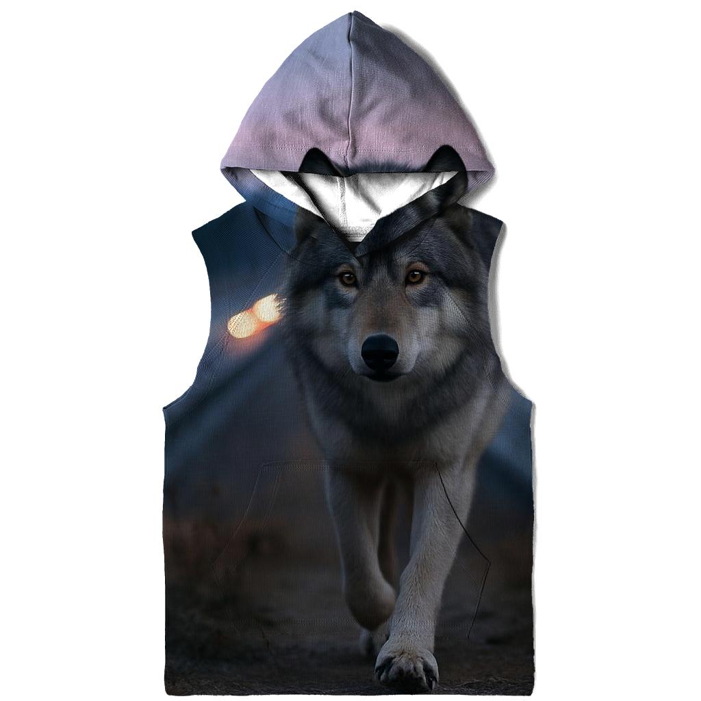 Wolf On The Wildlife Overpass At Banff custom hoodies