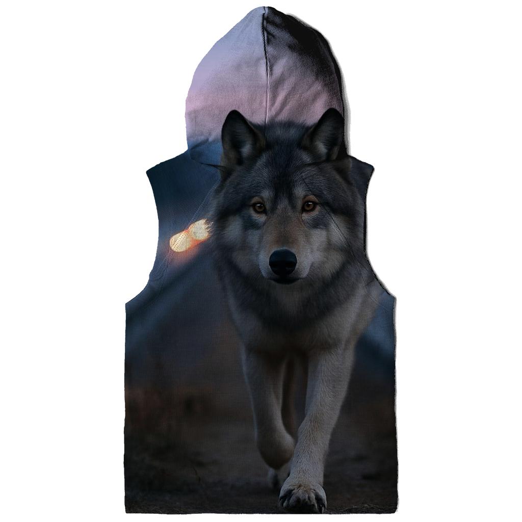 Wolf On The Wildlife Overpass At Banff custom hoodies