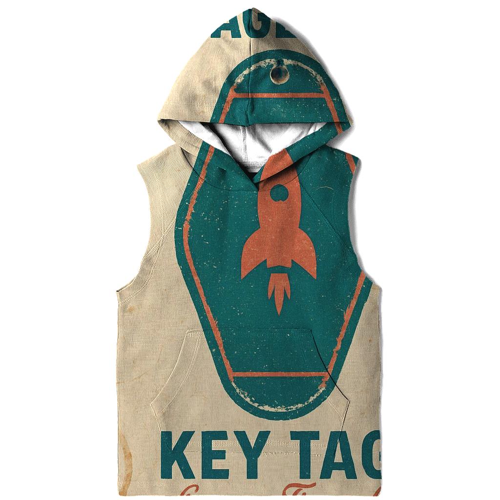 Faded Space Age Motel Key Tag Poster hoodie styles