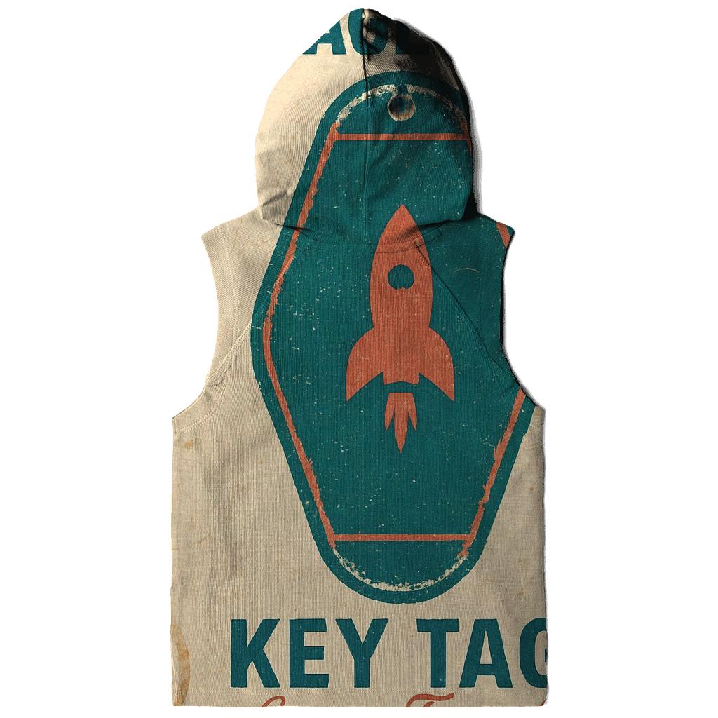 Faded Space Age Motel Key Tag Poster hoodie styles