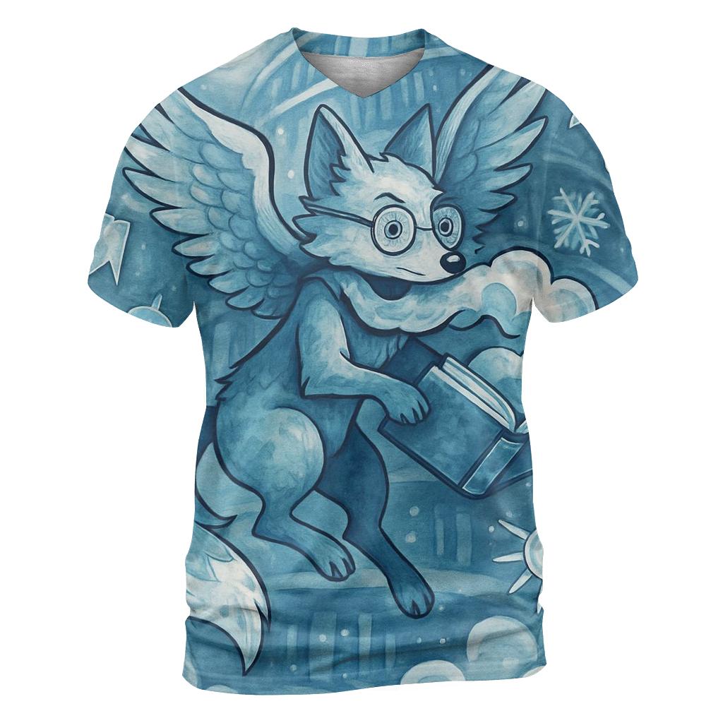 Library Of Lost Weather creative print fashion shirts