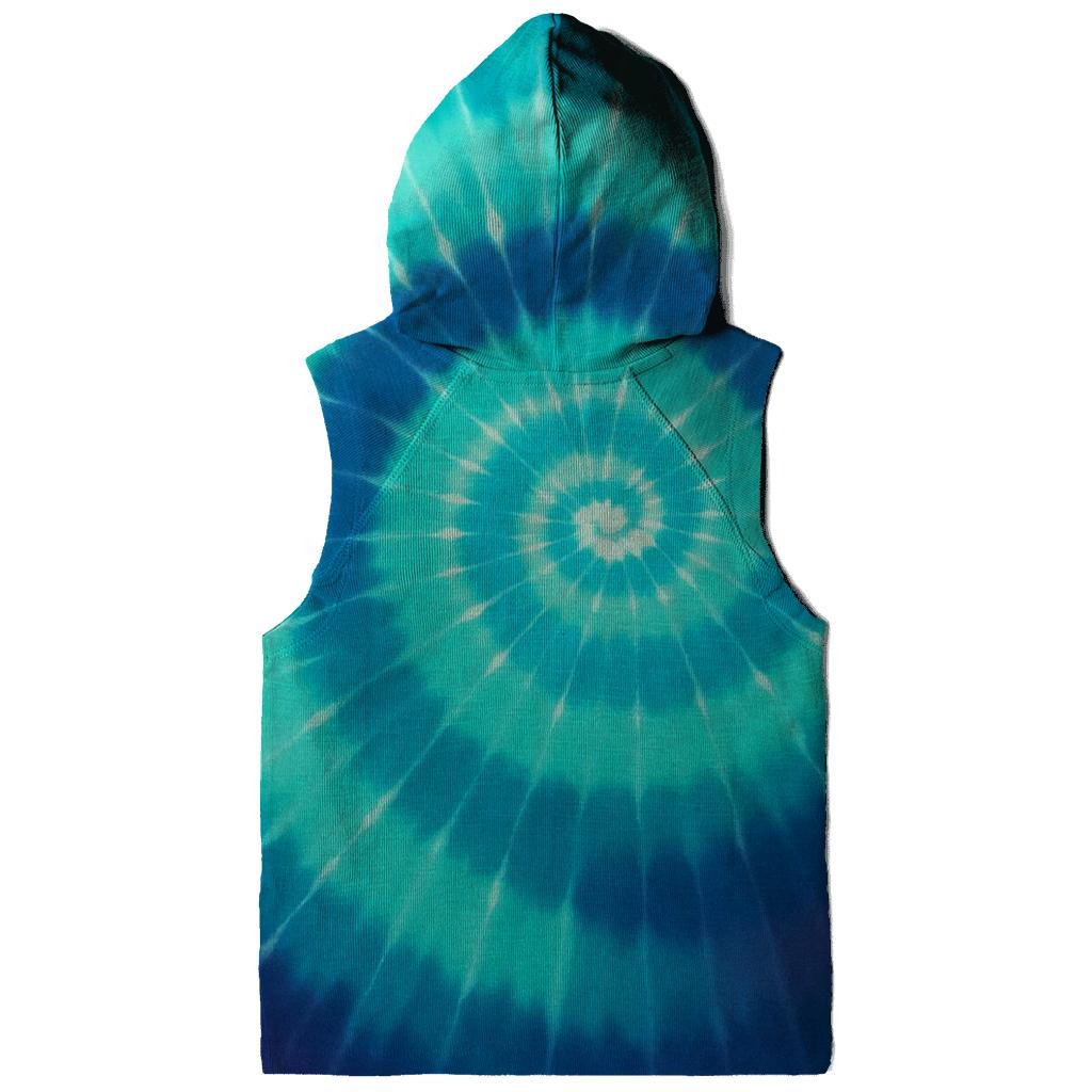 Aurora Spiral Overdye Vortex pullover hoodies
