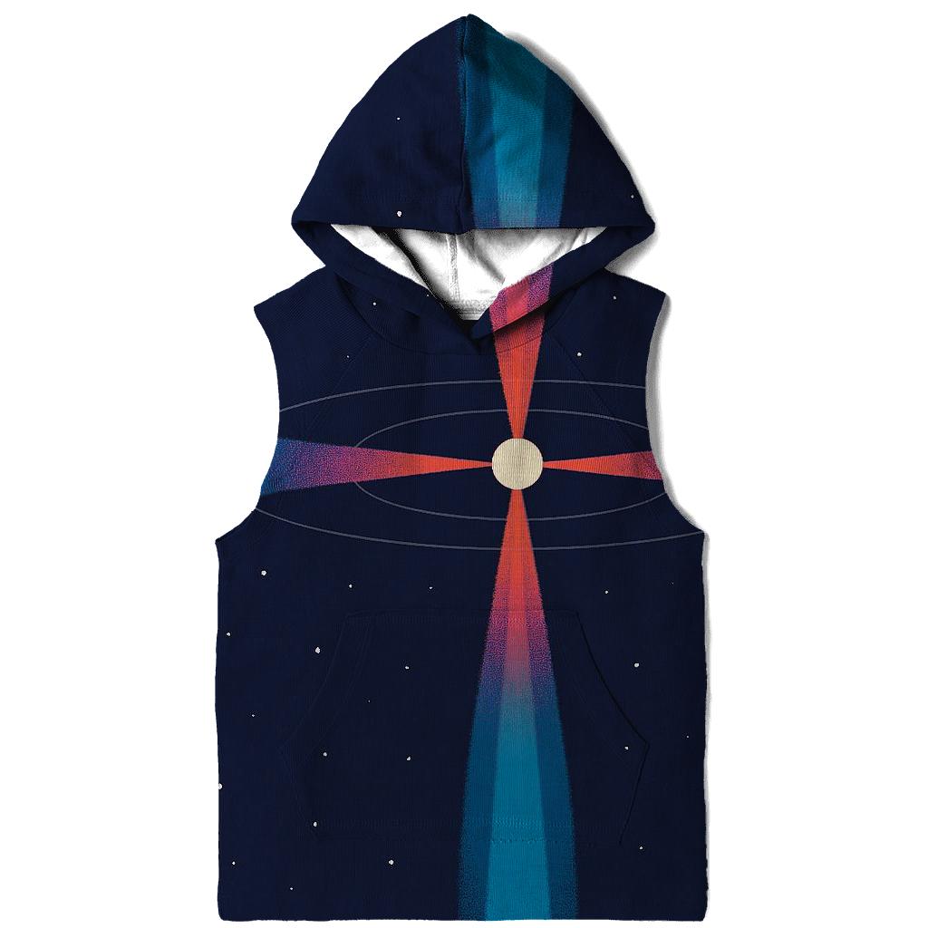 Pulsar Jet Outflow Bands printed hoodies