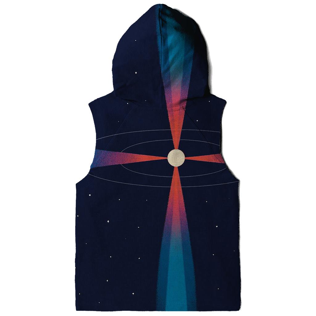 Pulsar Jet Outflow Bands printed hoodies