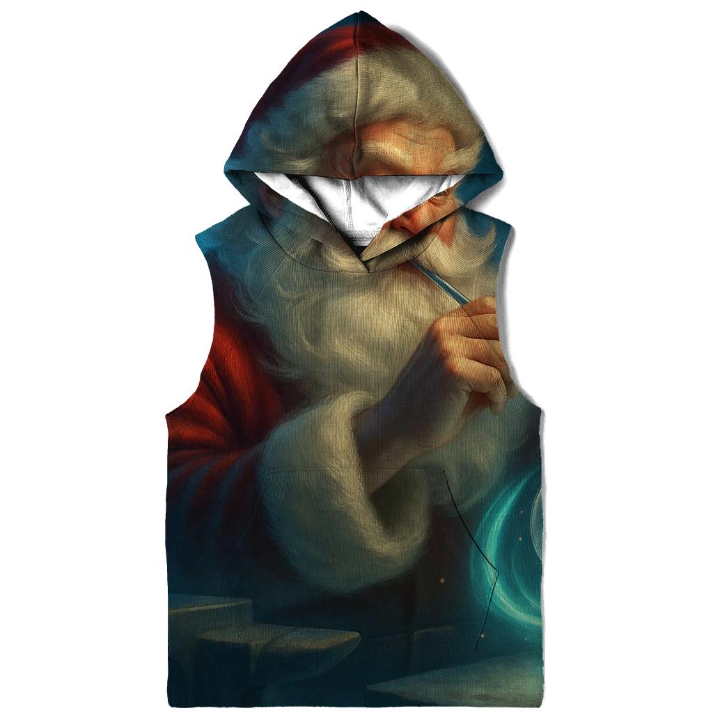 Aurora Ornament Forge Santa pullover hoodies