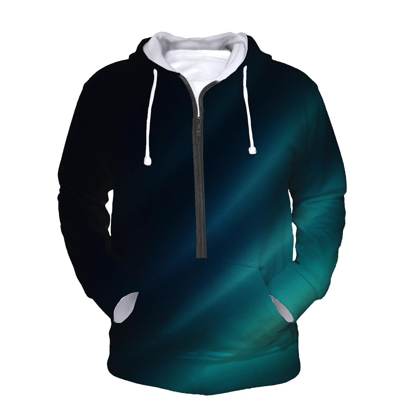 Obsidian Aurora Drift custom hoodies