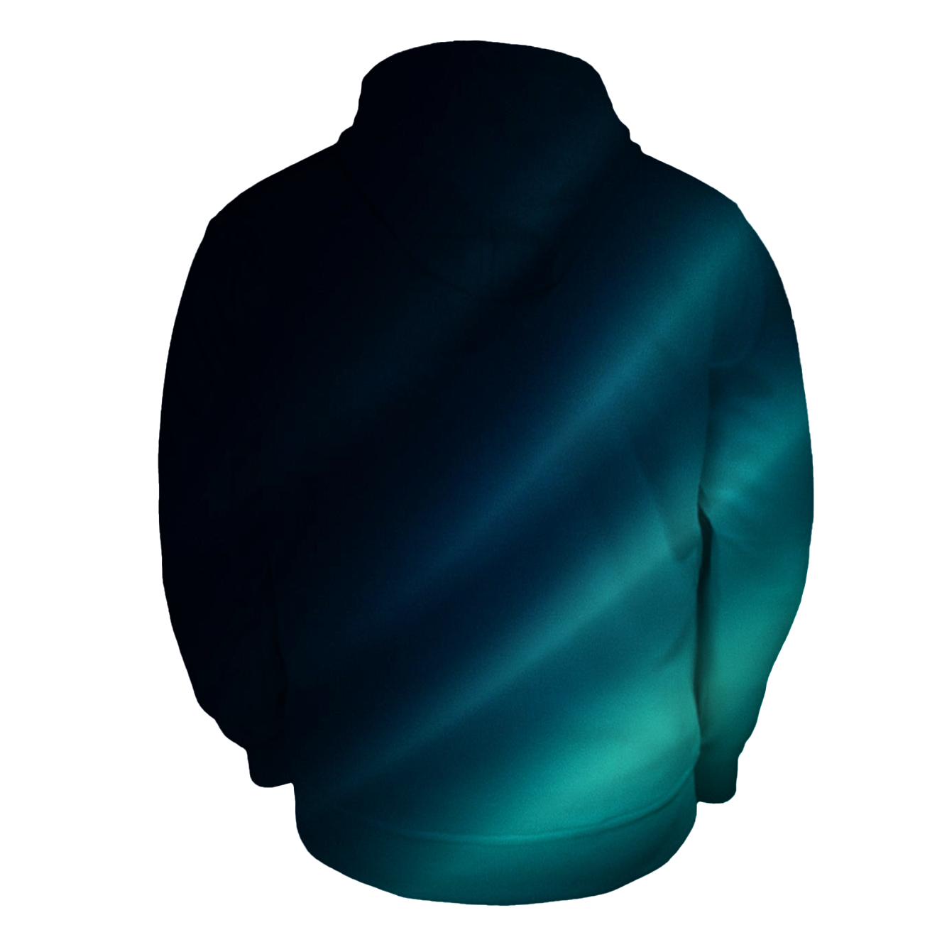 Obsidian Aurora Drift custom hoodies