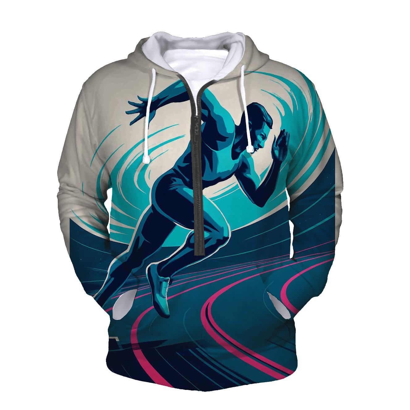 Meteor Trail Sprint zip-up hoodies